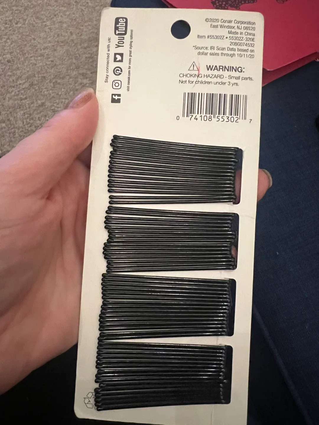 Conair Pin & Match Blend-In Color 66 Black #Cleanout image indicator(2)