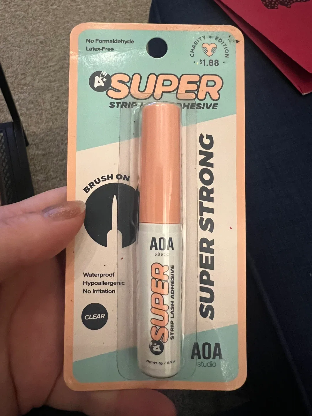 AOA Studio Super Strip Lash Adhesive #cleanout