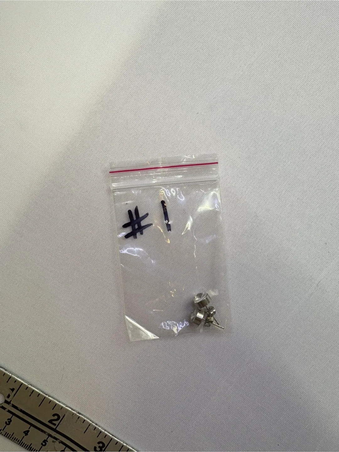 Timeless Silver Bezel Classic Crystal Stud Minimalist Earrings image indicator(6)