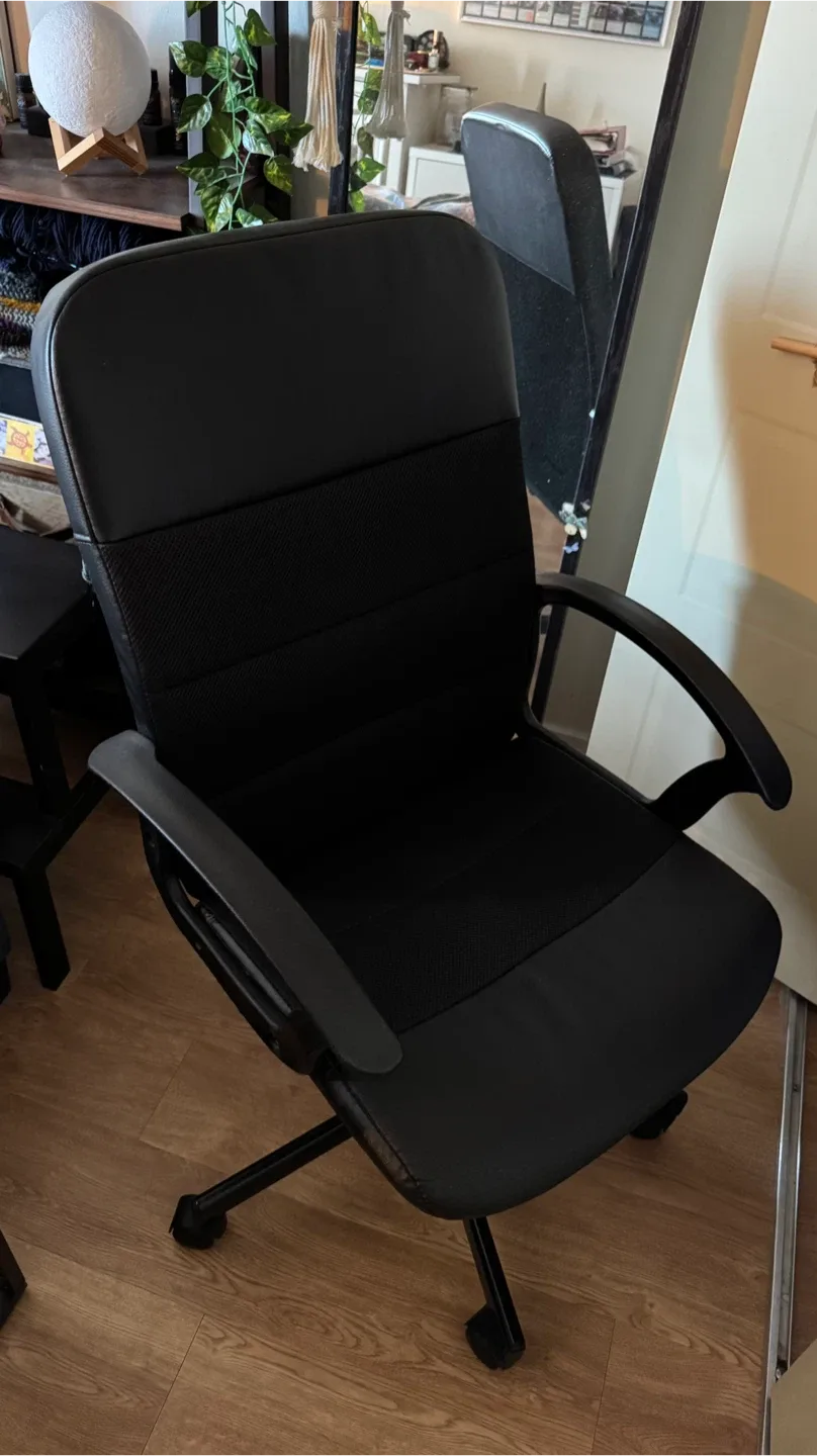 IKEA Black Office Chair image indicator(4)
