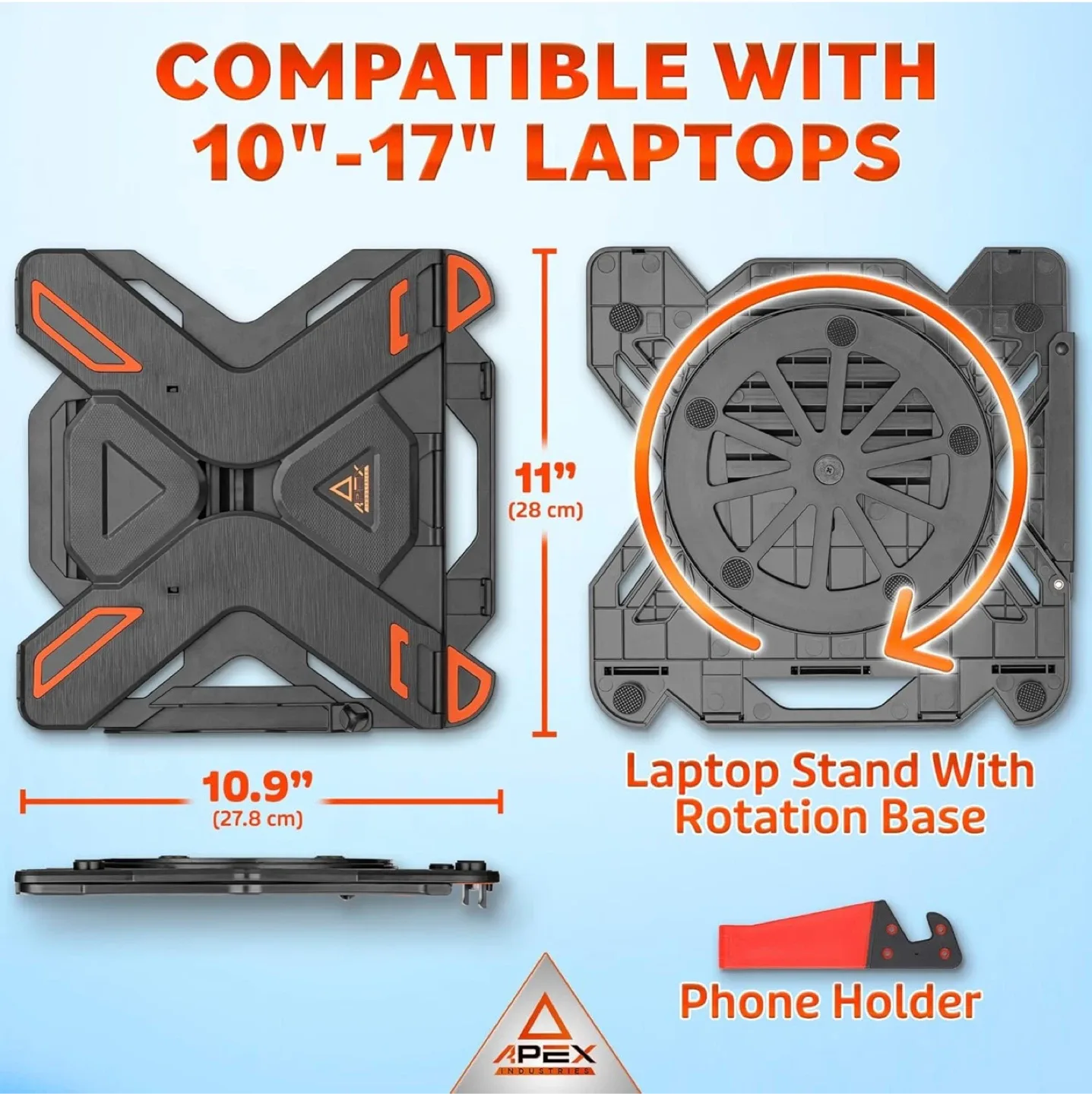 Apex Laptop Stand with Phone Holder image indicator(2)