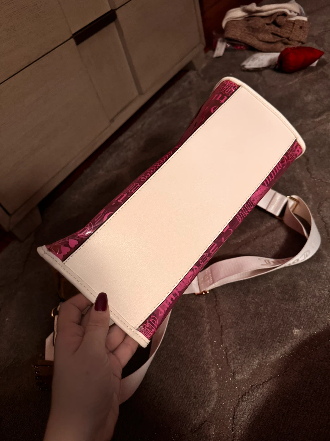 Juicy Couture Tote Bag - White & Pink - photo 3