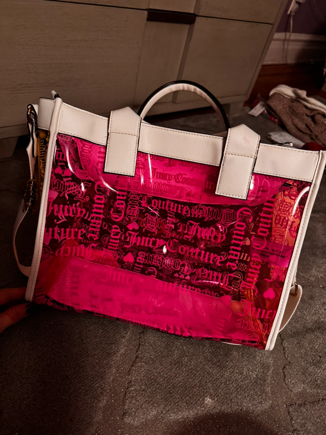 Juicy Couture Tote Bag - White & Pink - photo 2
