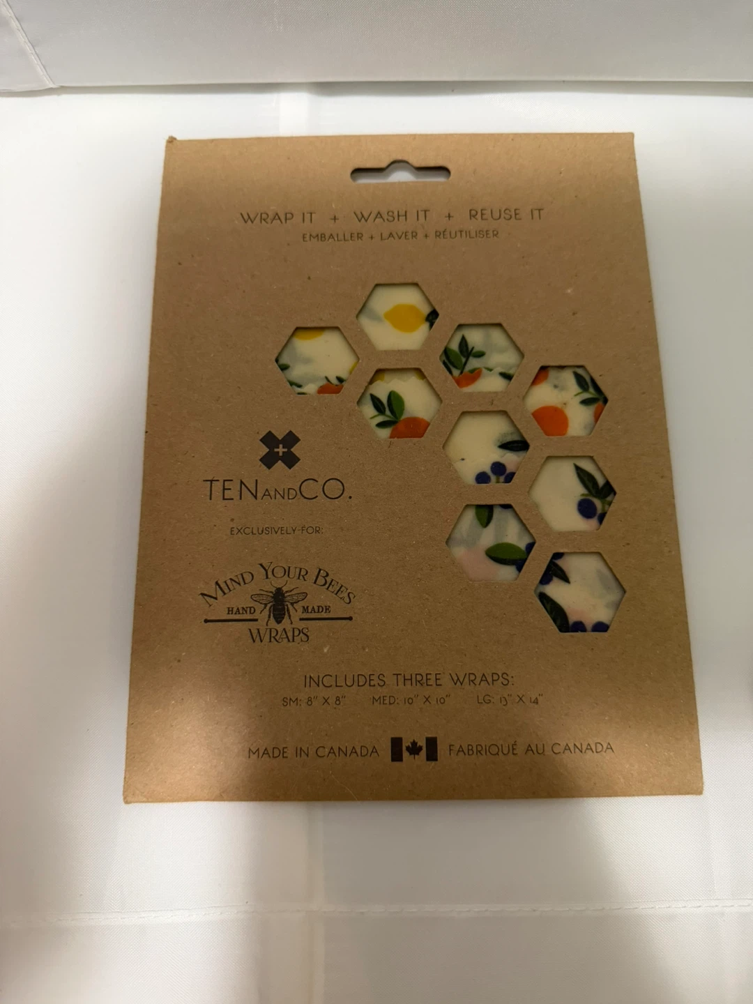 Bee's Wrap Reusable Food Wrap - 3 Packs - photo 2