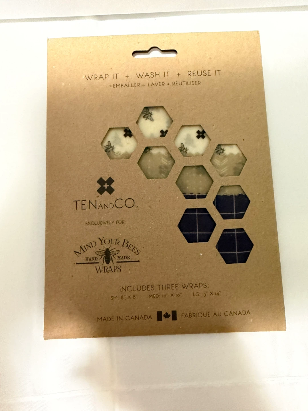 Bee's Wrap Reusable Food Wrap - 3 Packs - photo 3