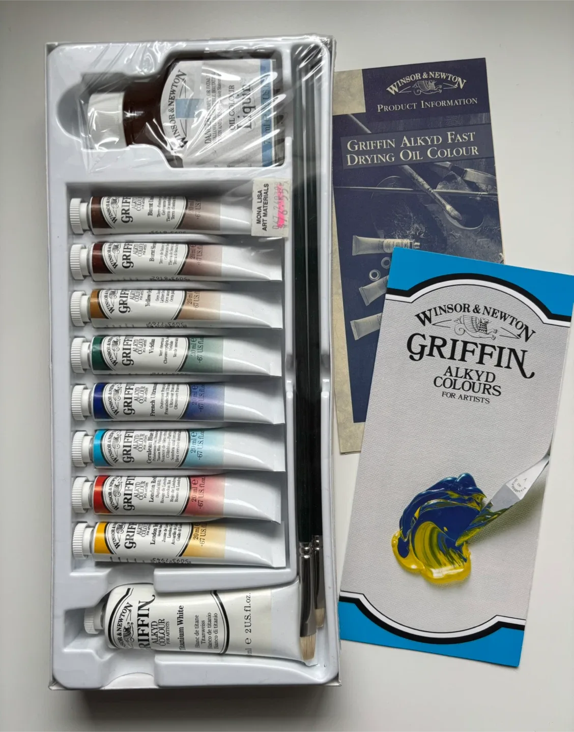 Winsor & Newton Griffin Alkyd Colour Set No 1