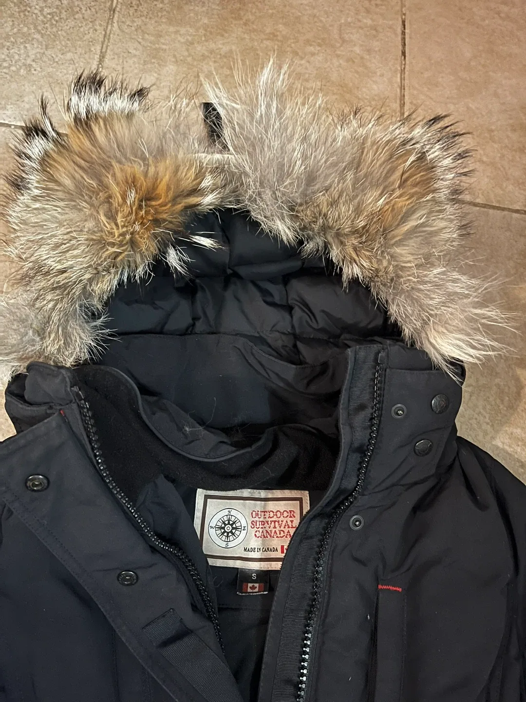Outdoor Survival Canada (OSC) Black Parka (S) image indicator(6)