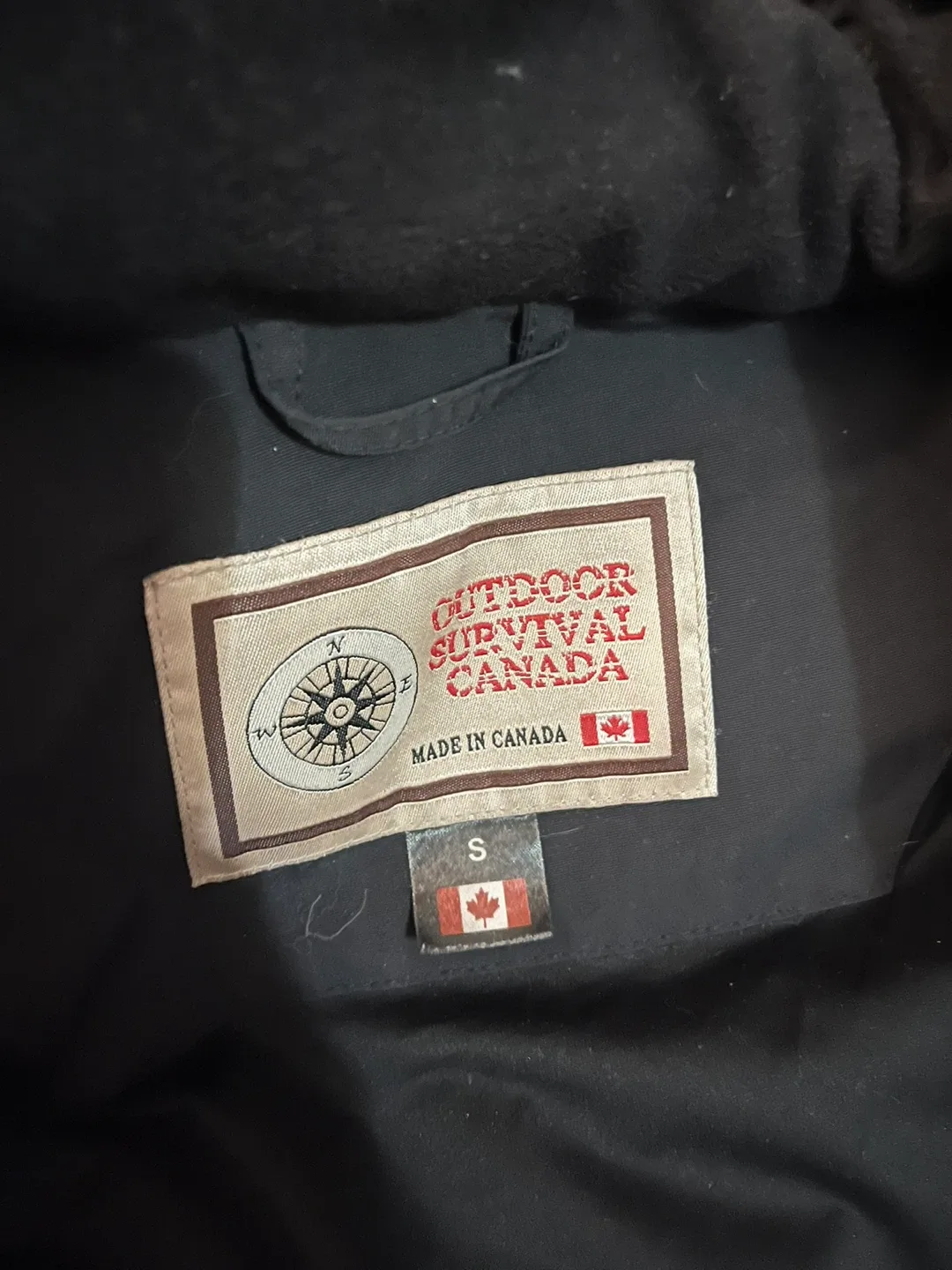 Outdoor Survival Canada (OSC) Black Parka (S) image indicator(7)