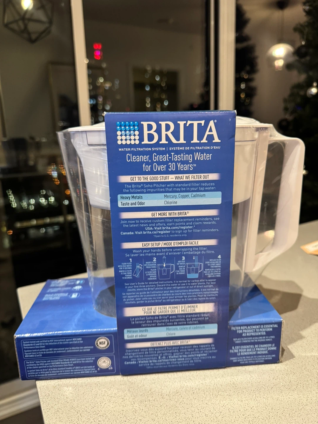 NEW- Brita Water Filtration Pitcher - 5 Cup Capacity - photo 3