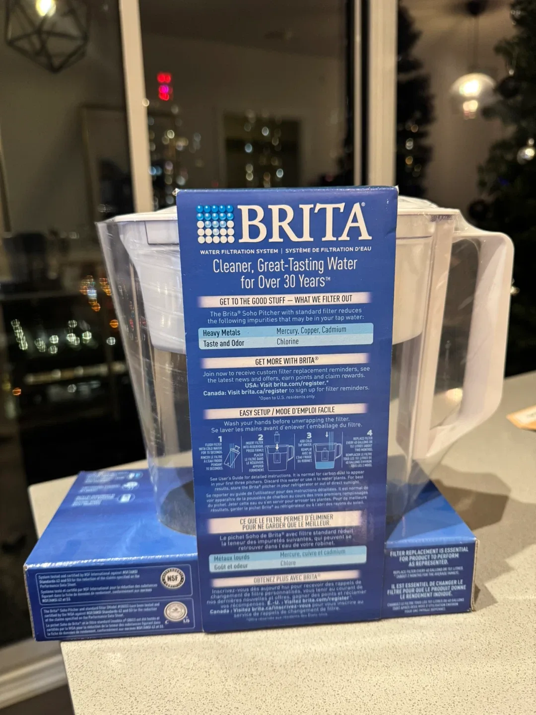 NEW- Brita Water Filtration Pitcher - 5 Cup Capacity image indicator(3)