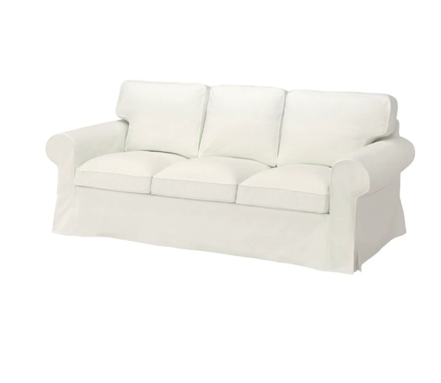 Sofa with White Cover