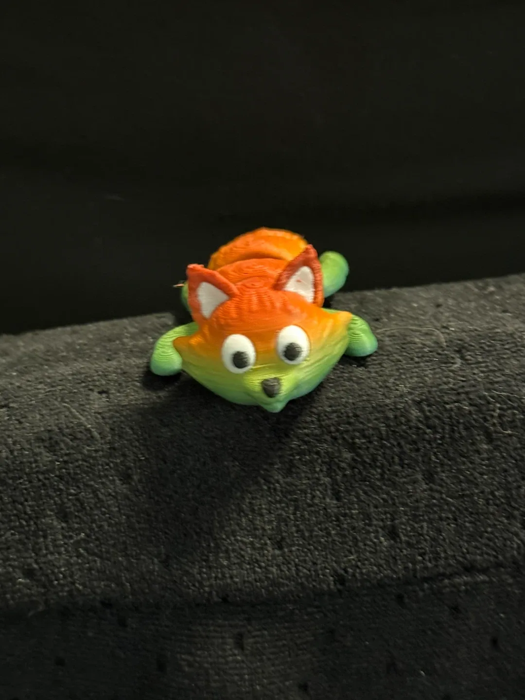 3D Printed Articulated Fox keychain / bag tag image indicator(4)