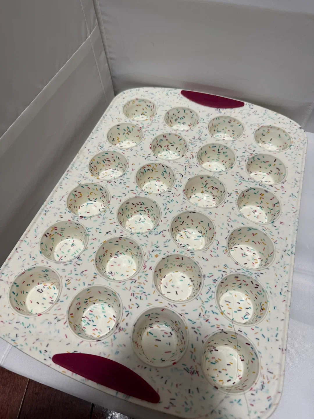 Trudeau Silicone Mini Muffin Pan - 24 Cup