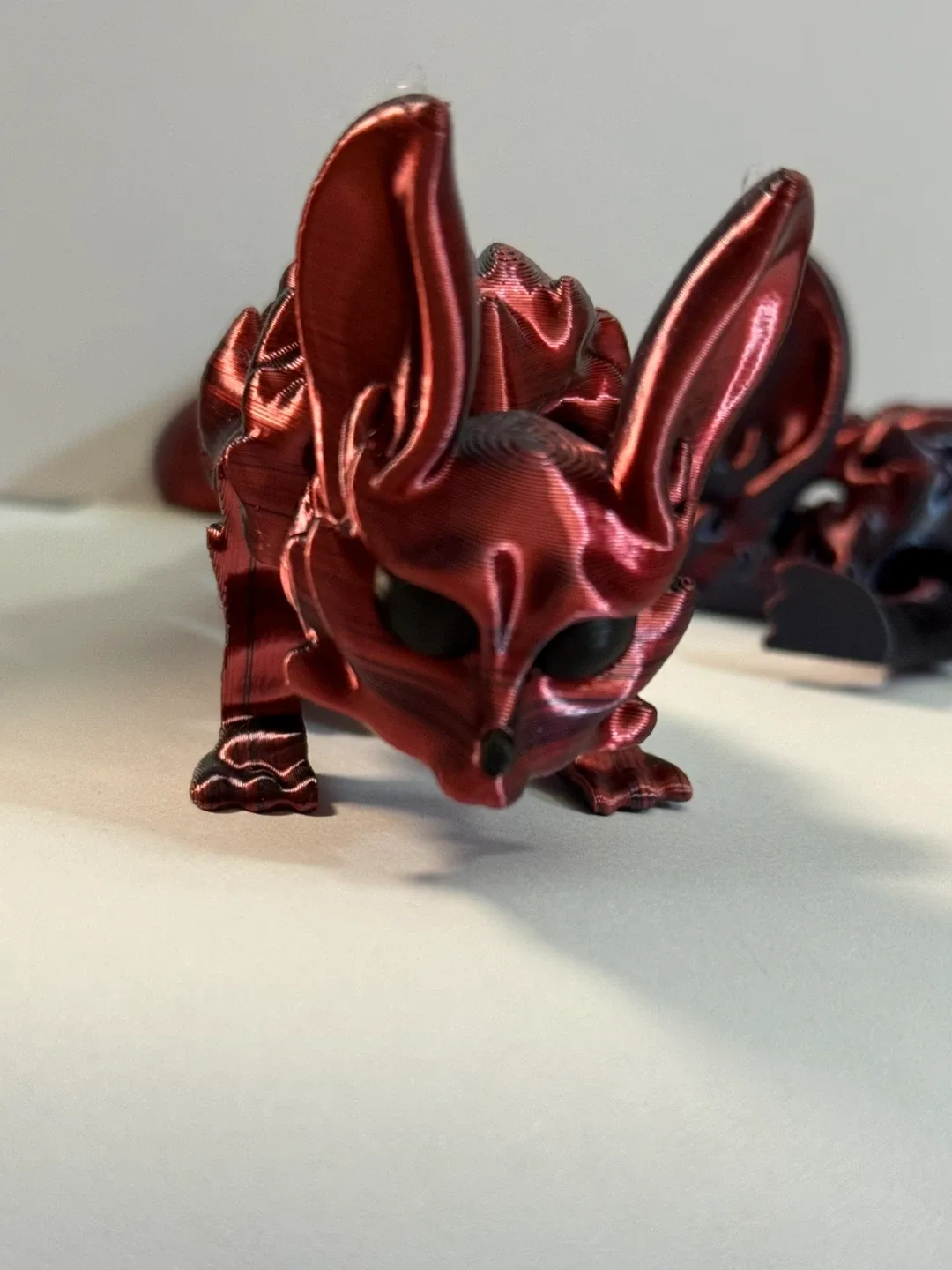 3D Printed Fox articulated Figurine - Unique Decor