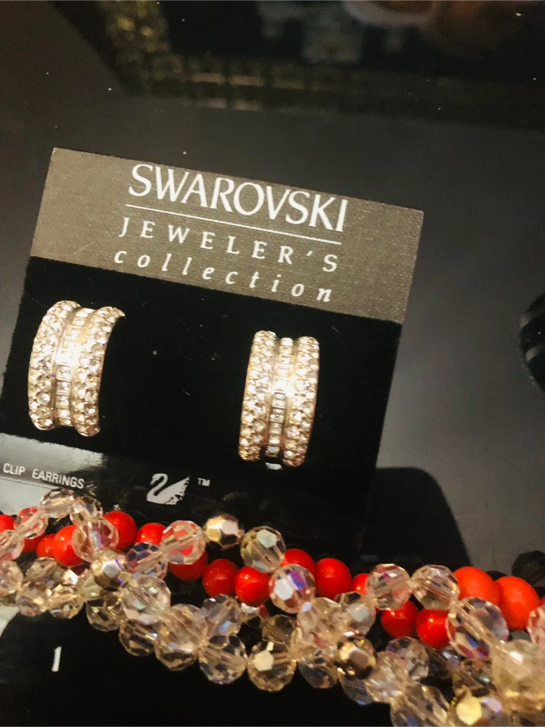 Swarovski Jeweler's Collection Clip Earrings