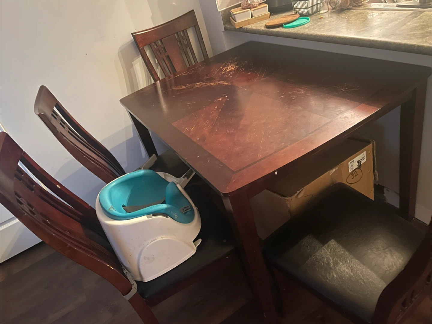 Dining Table with 4 Chairs - photo 2