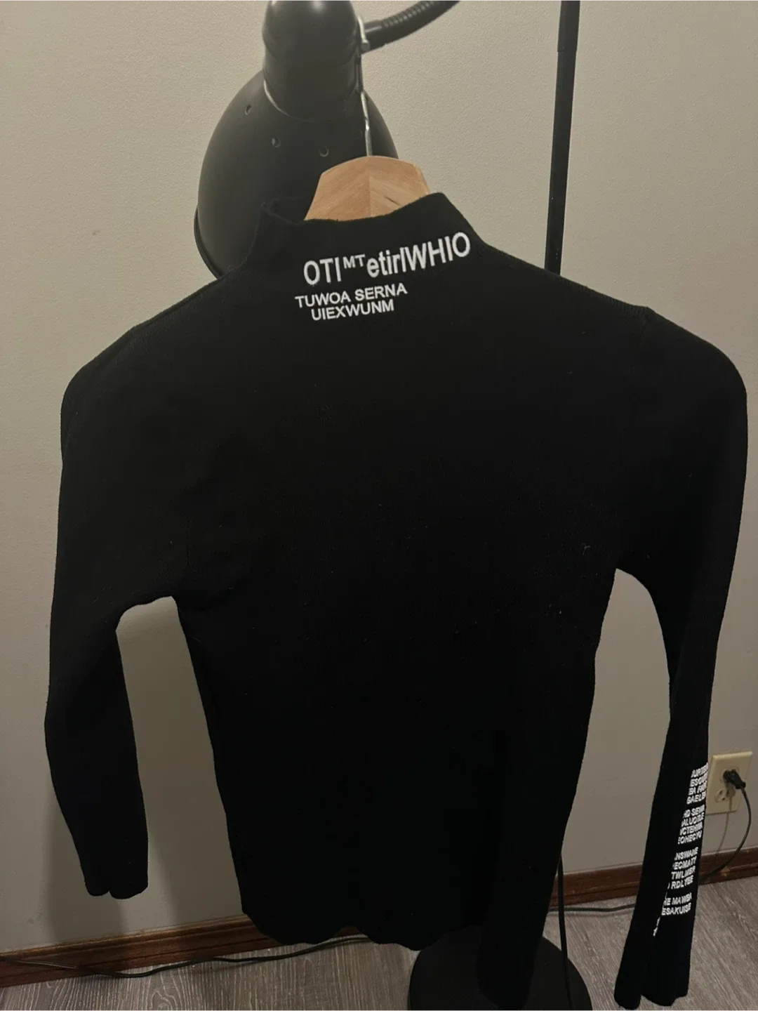 Black Long Sleeve Top