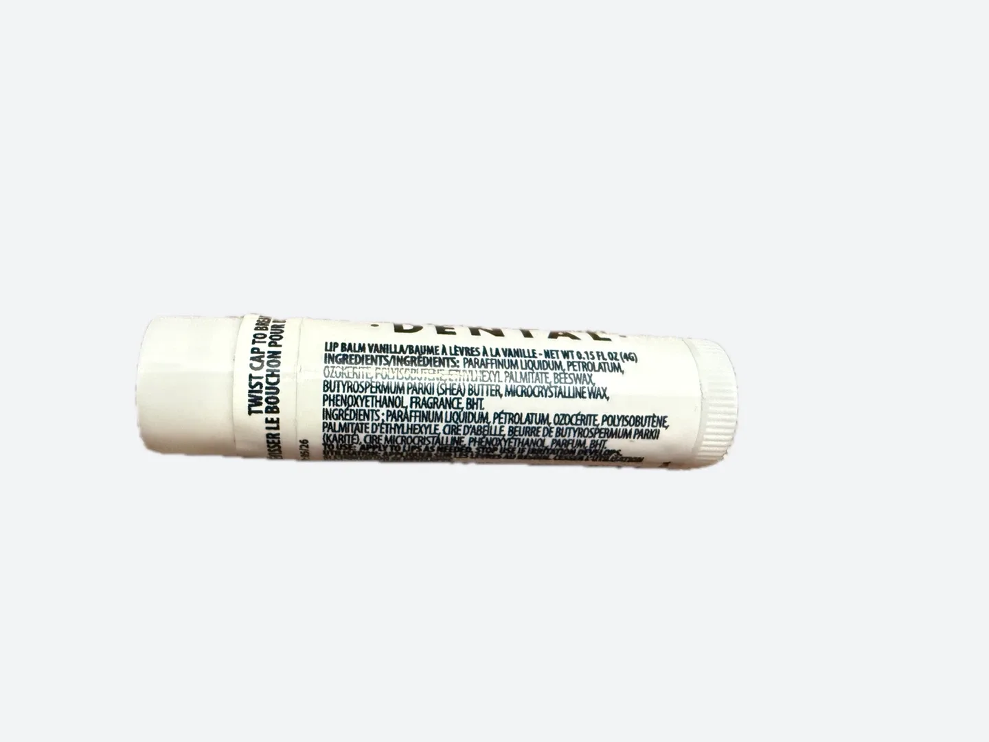 FREE- Vanilla Flavour Lip Balm