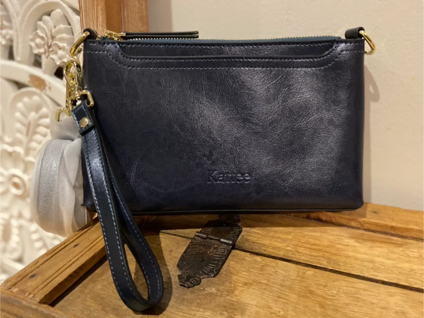 New Kattee Leather Crossbody Purse Handbag Clutch image indicator(7)