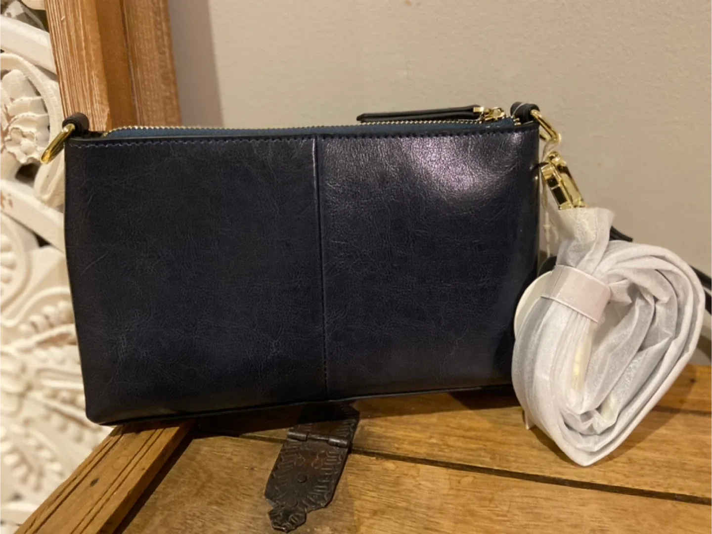 New Kattee Leather Crossbody Purse Handbag Clutch image indicator(8)