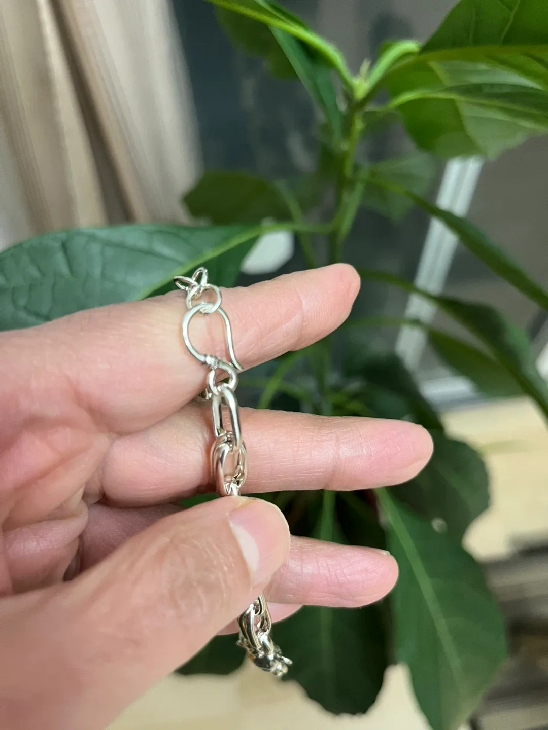 Silver Charm Bracelet with Teddy Bear & Heart image indicator(4)