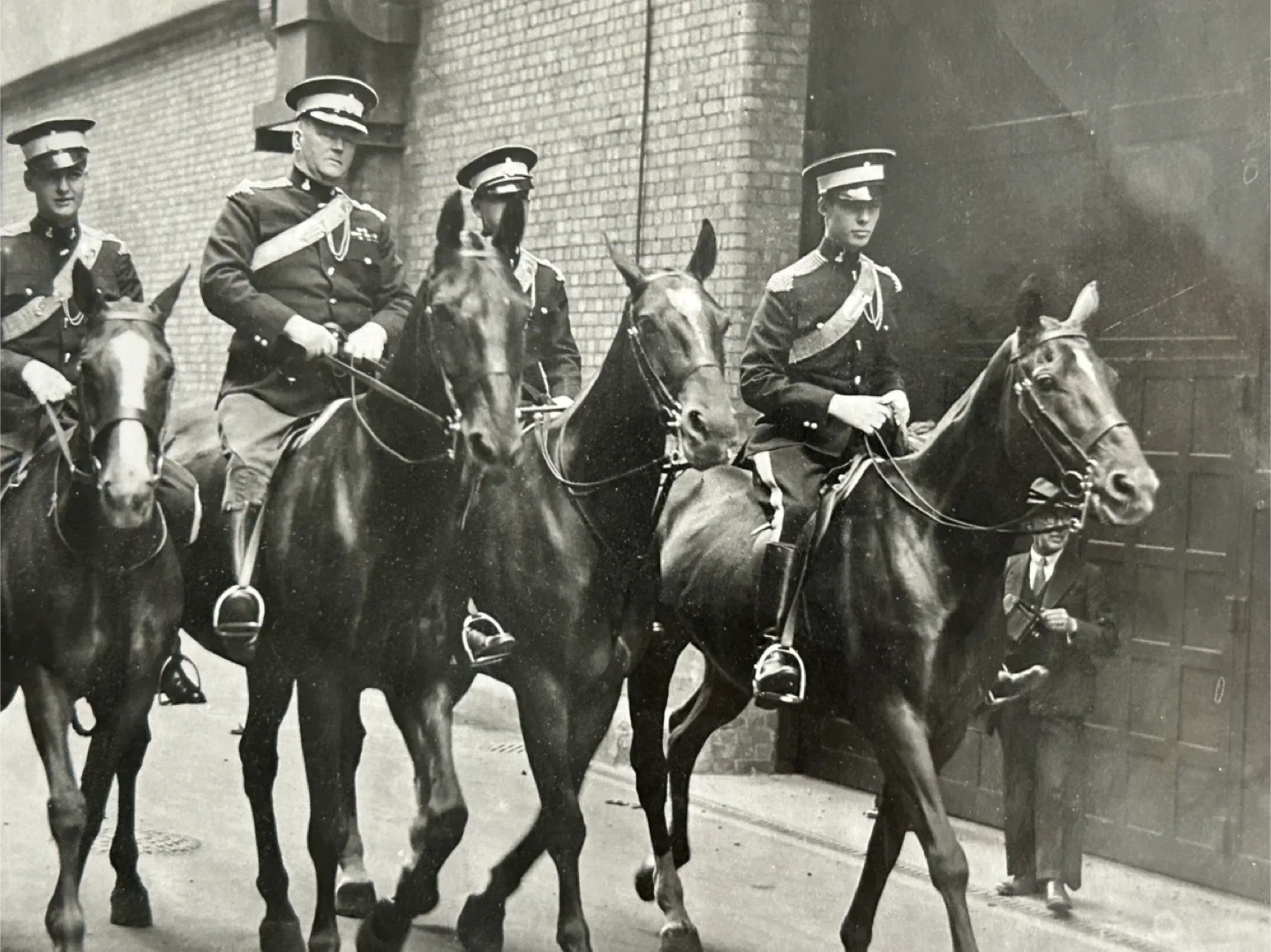 1951 Canada military history GG  vintage press photo horse image indicator(3)