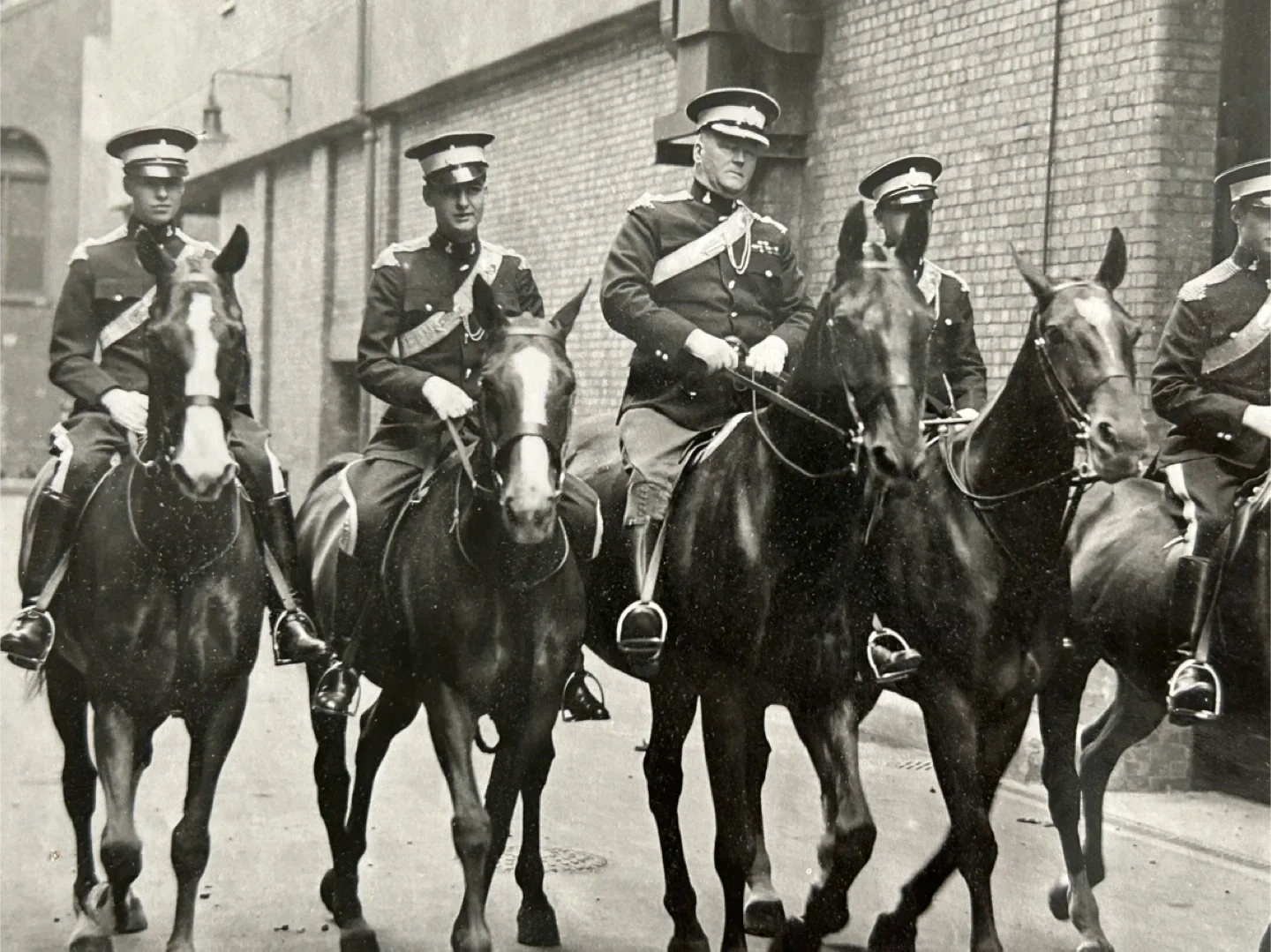 1951 Canada military history GG  vintage press photo horse image indicator(2)