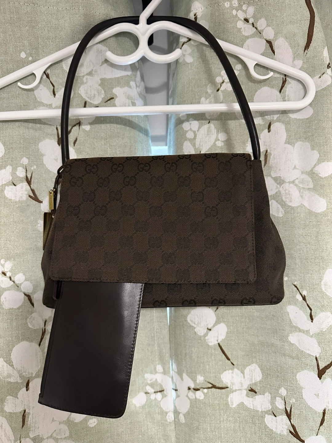 Vintage Gucci Brown Monogram Mini Shoulder Bag - photo 2