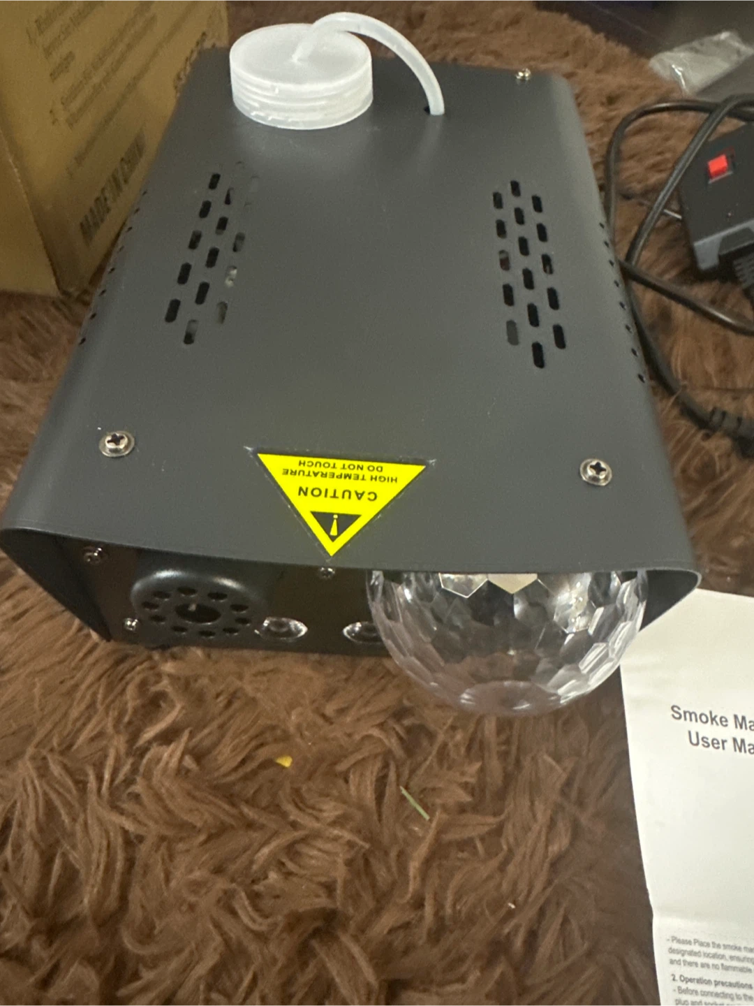 MOSFIATA Fog Machine with Disco Ball - 600W - photo 2