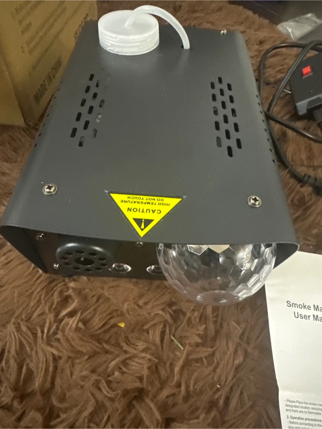 MOSFIATA Fog Machine with Disco Ball - 600W image indicator(2)