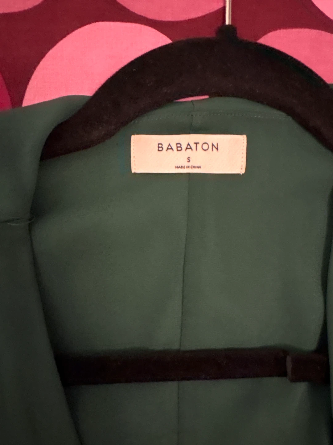 Babaton Green Wrap Dress - Size Small - photo 5