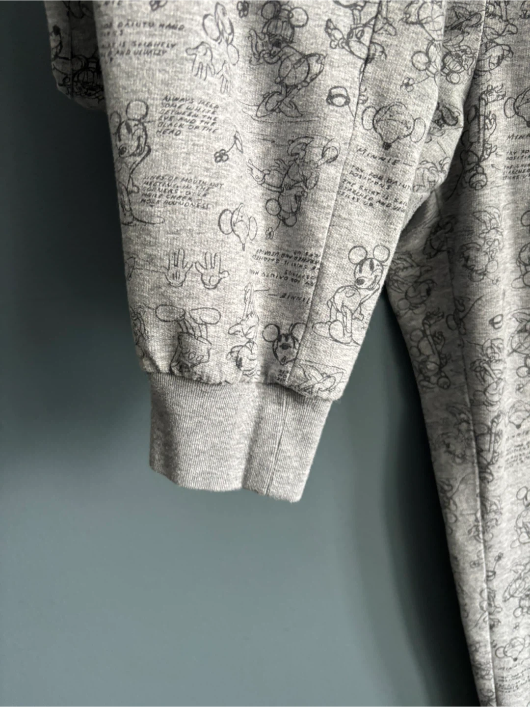 Disney Mickey Mouse Grey Sweatpants - Size M - photo 3