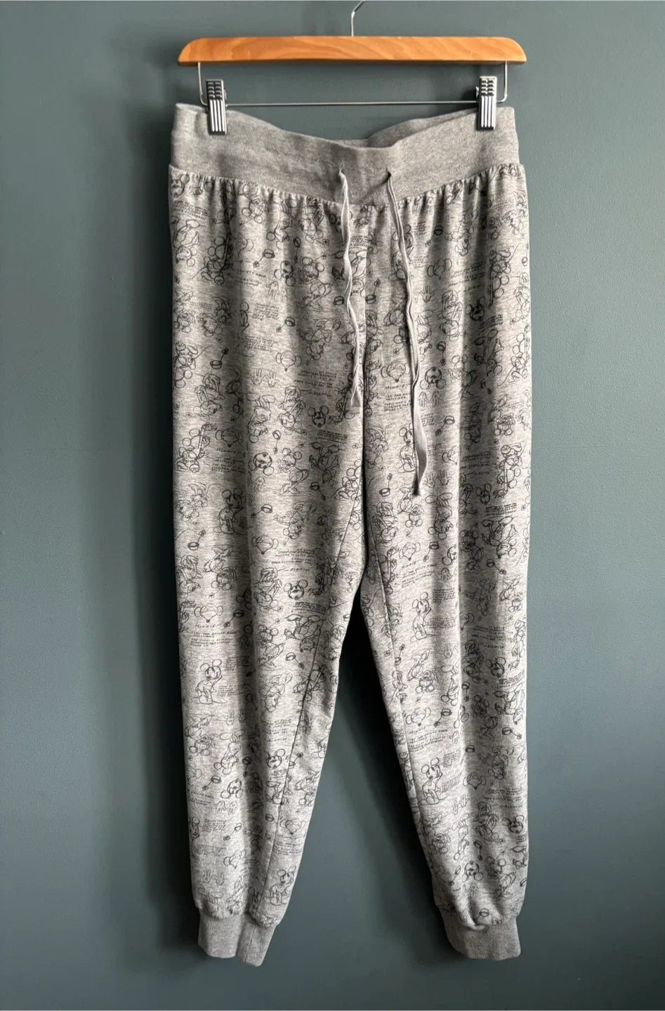 Disney Mickey Mouse Grey Sweatpants - Size M