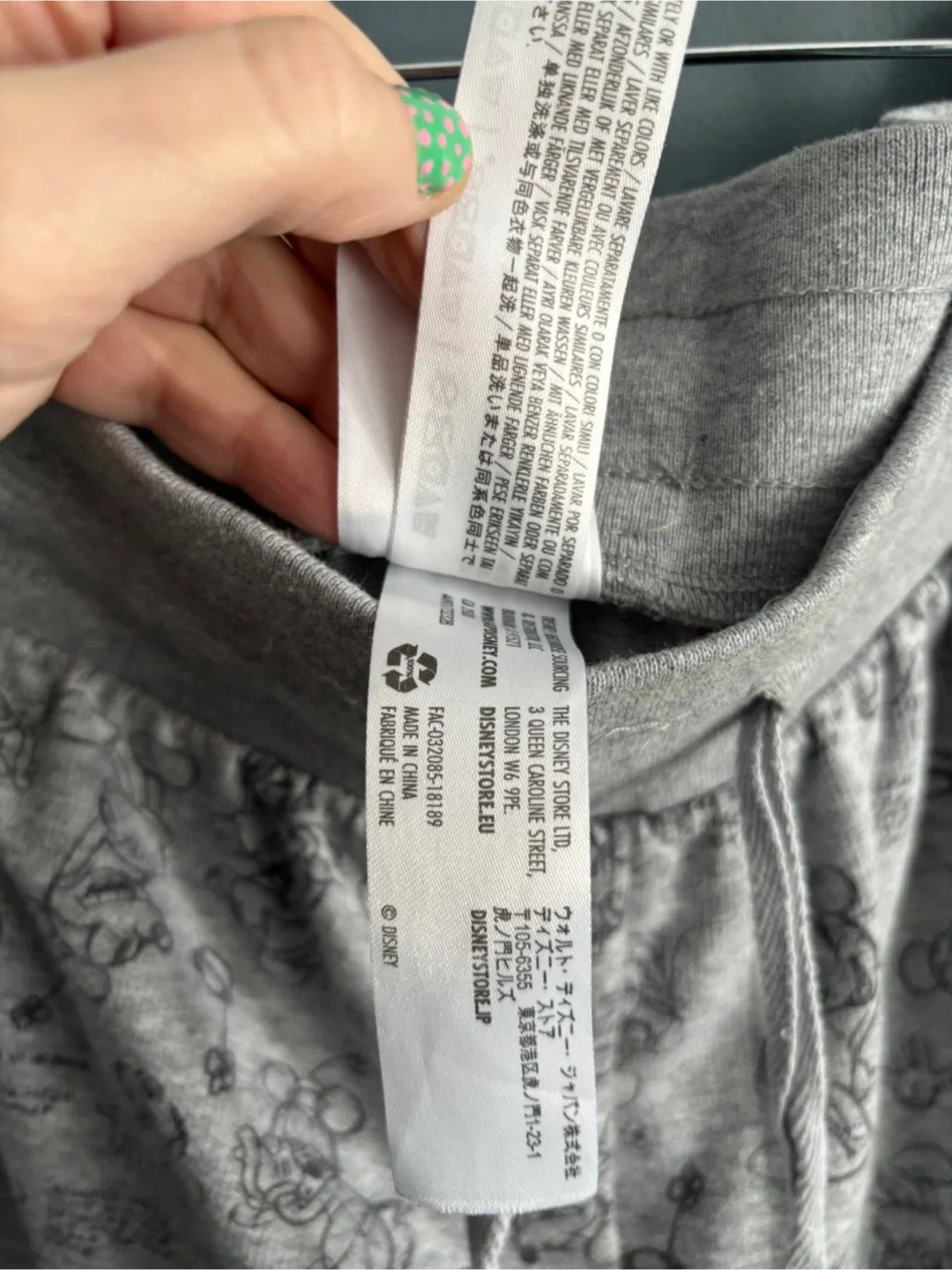 Disney Mickey Mouse Grey Sweatpants - Size M image indicator(8)