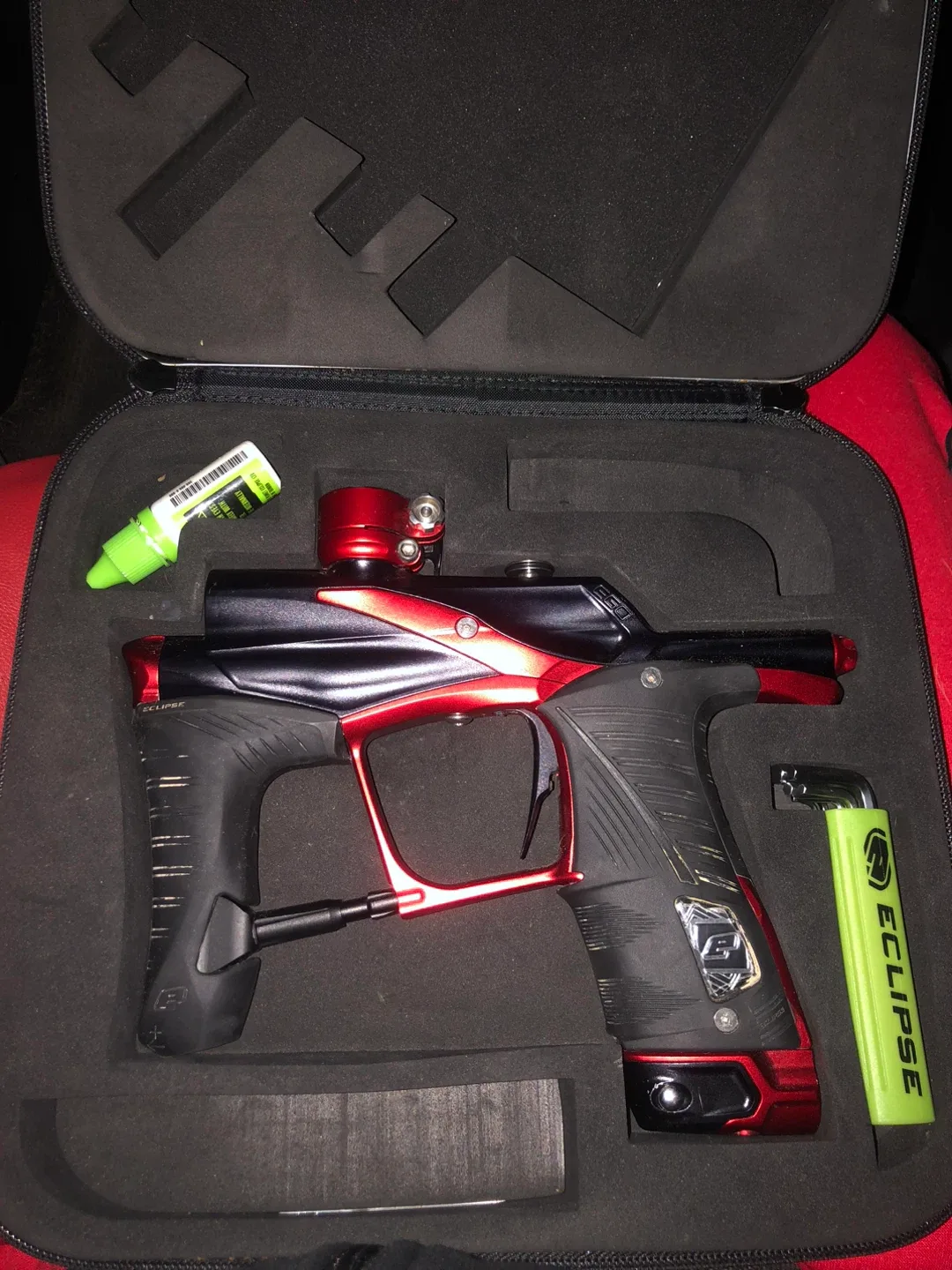 Planet Eclipse 1.6 Paintball Marker - Black/Red