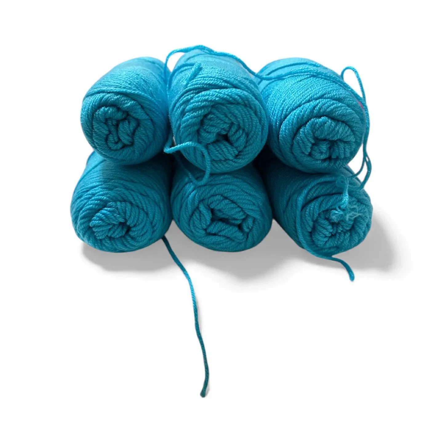 6 Skeins Blue Aqua  Yarn image indicator(2)