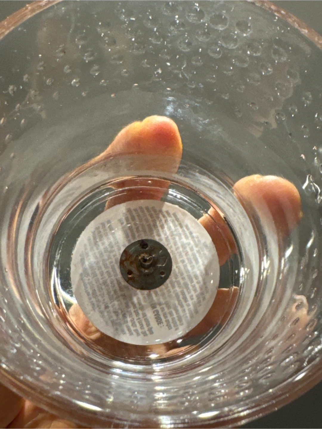 Old candle/ Glass Cup (GLADE) - photo 2