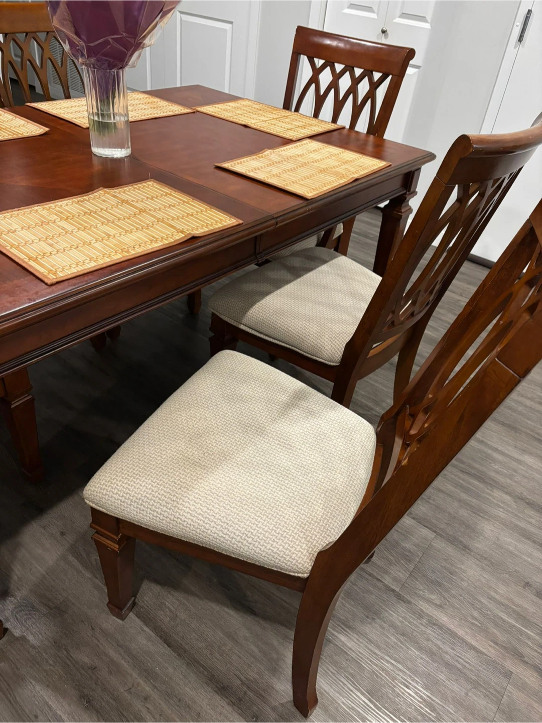 Dinning table set with extension - photo 3