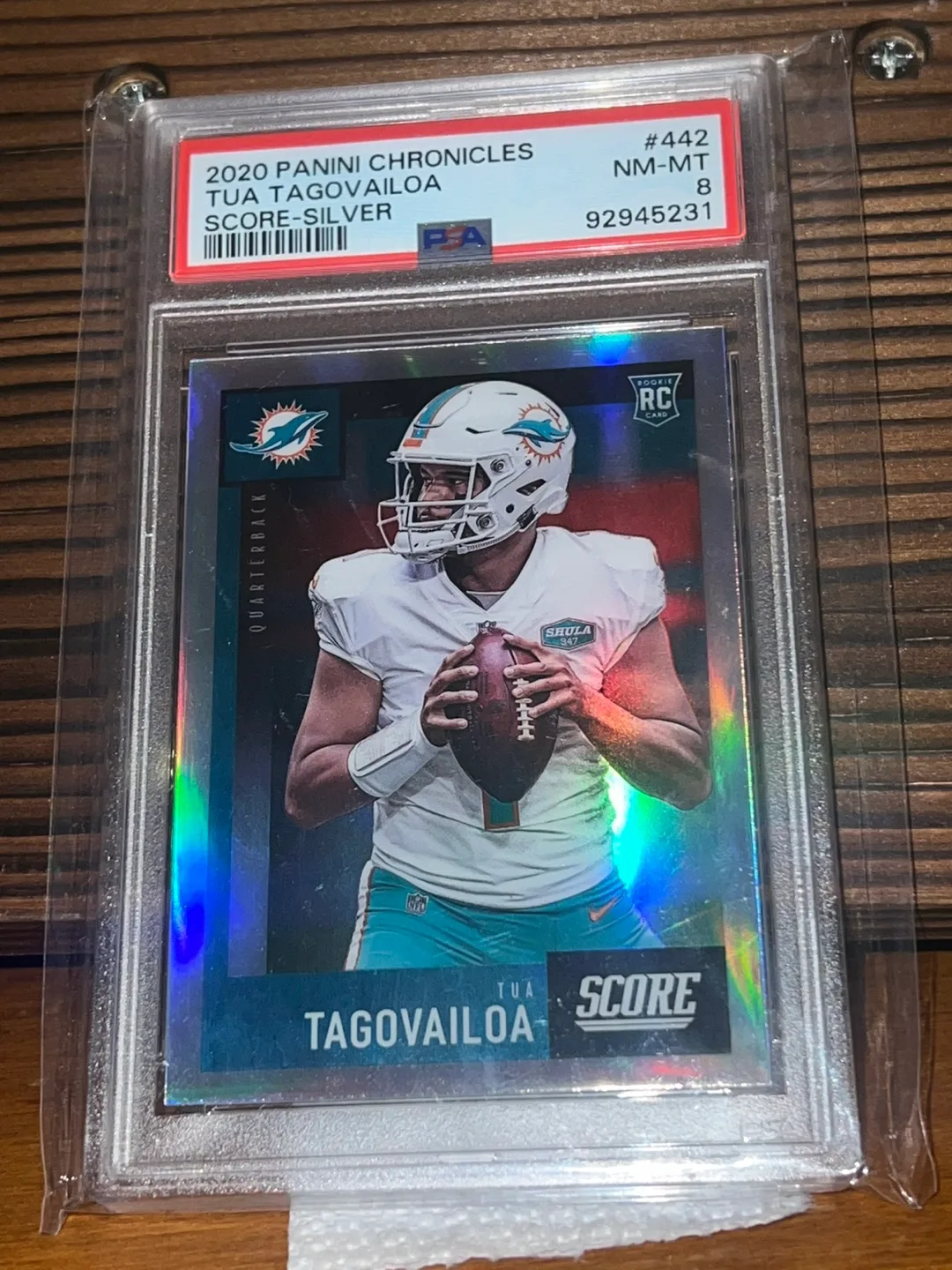 Tua Tagovailoa 2020 Panini Chronicles Score-Silver #442 image indicator(3)