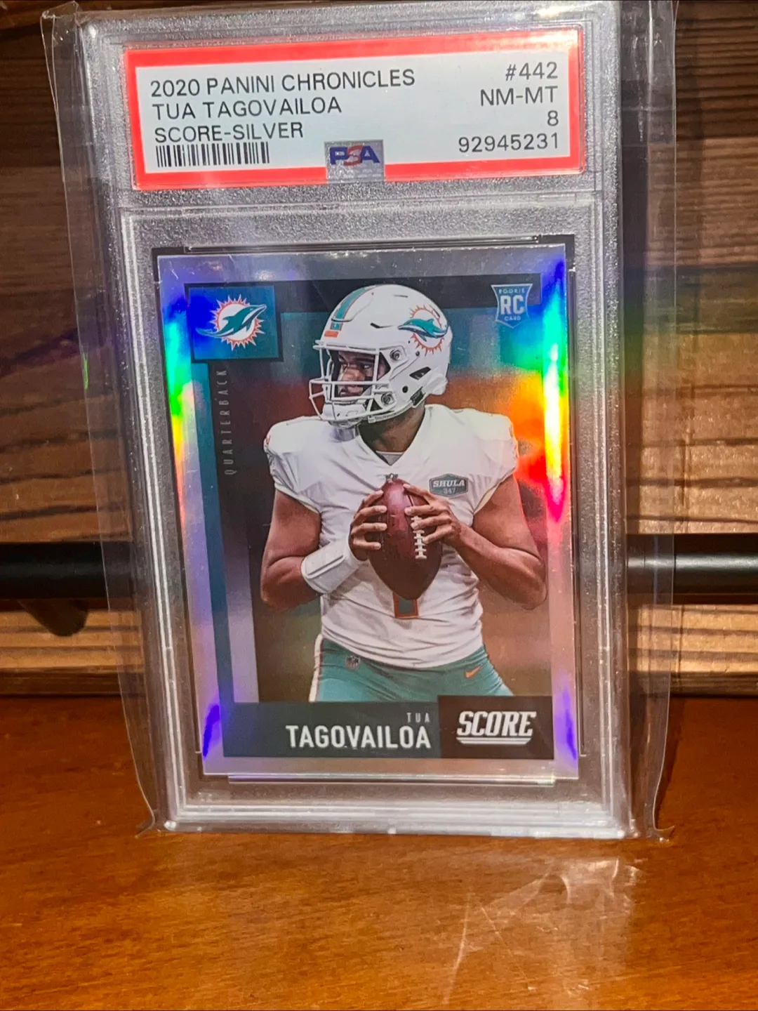 Tua Tagovailoa 2020 Panini Chronicles Score-Silver #442