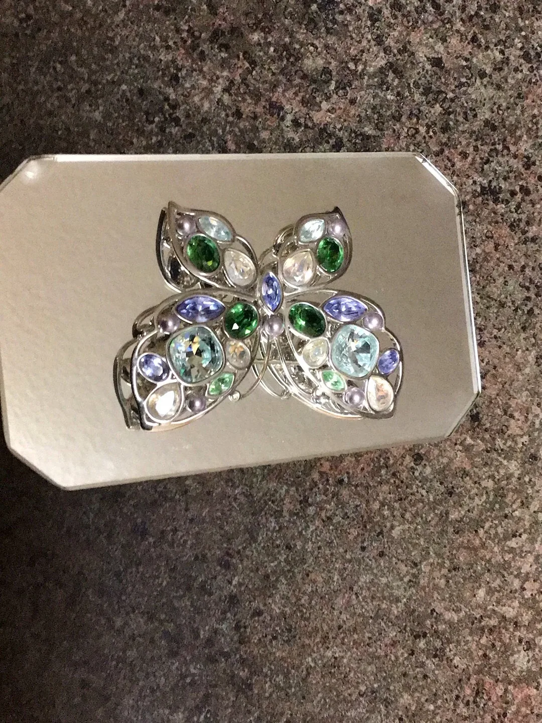 Swarovski Colourful Broach, never worn image indicator(2)