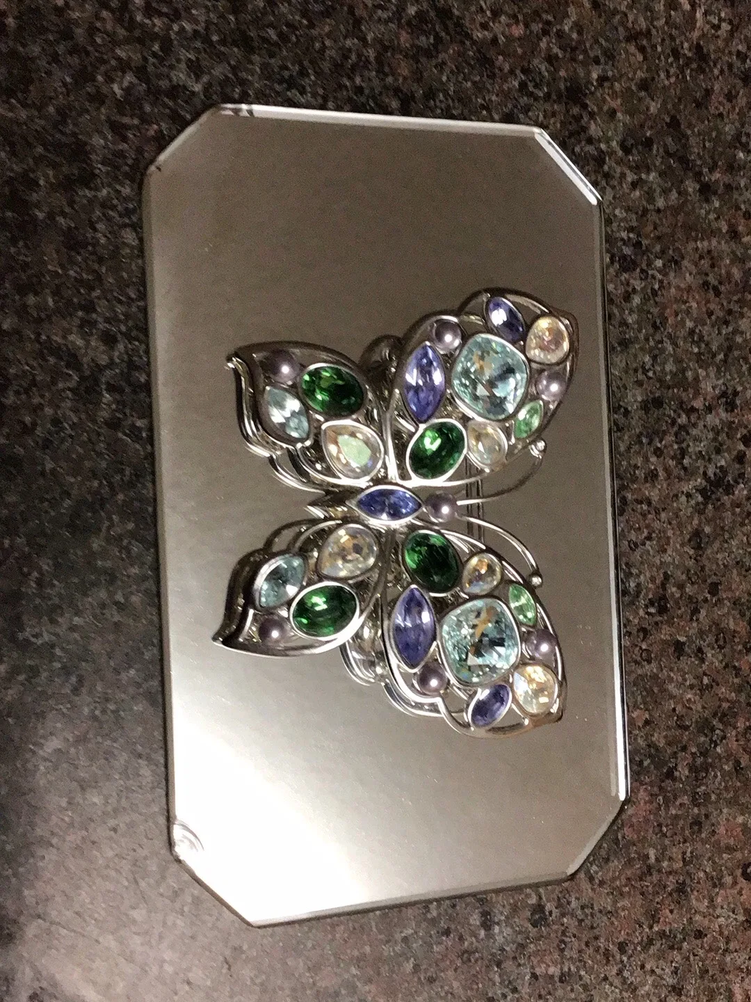 Swarovski Colourful Broach, never worn image indicator(7)