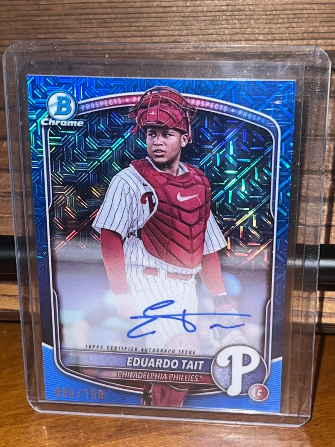 Eduardo Tait Topps Baseball Card - Phillies