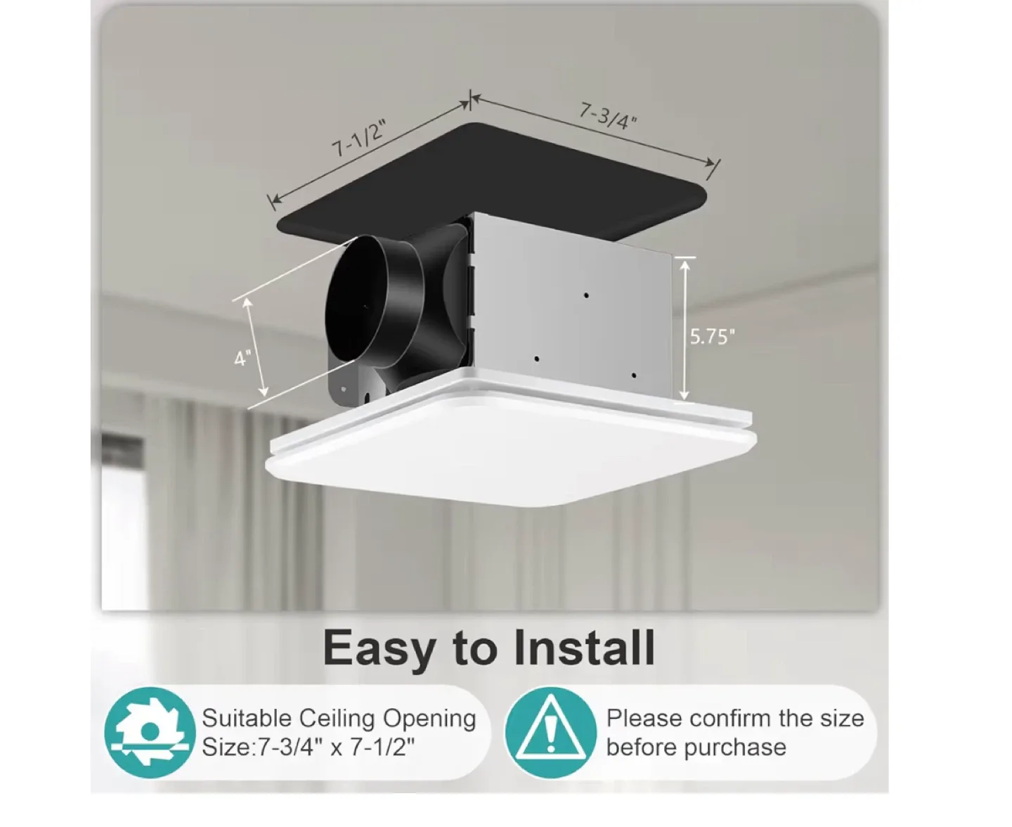 New Exhaust Fan BPT15B-56H2-New in box image indicator(7)