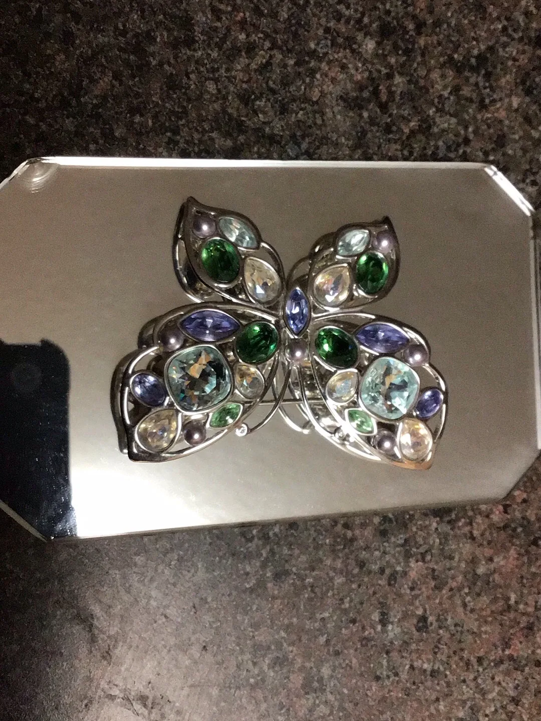 Butterfly Brooch with Gemstones image indicator(6)