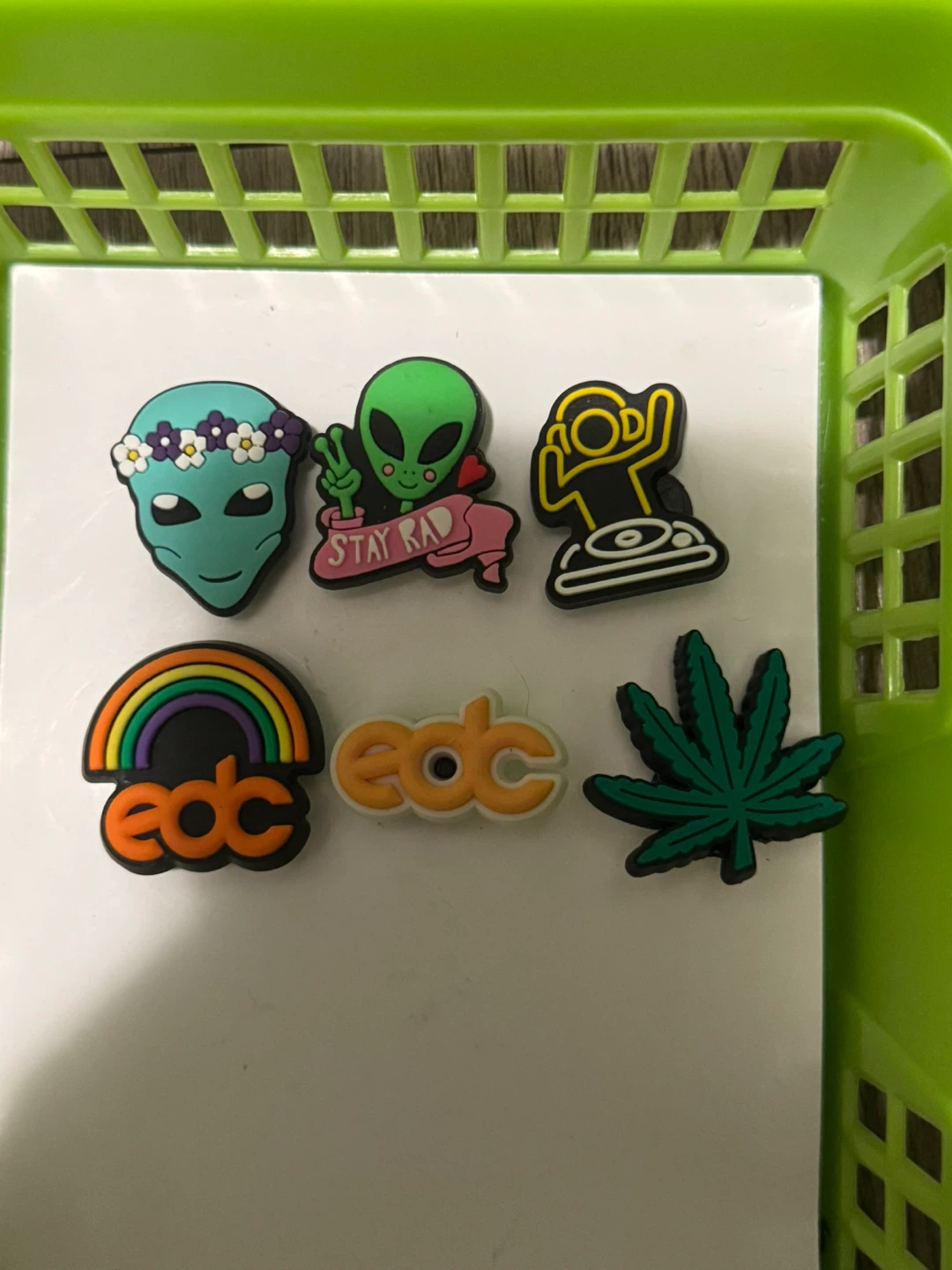 Six Jibbitz Charms