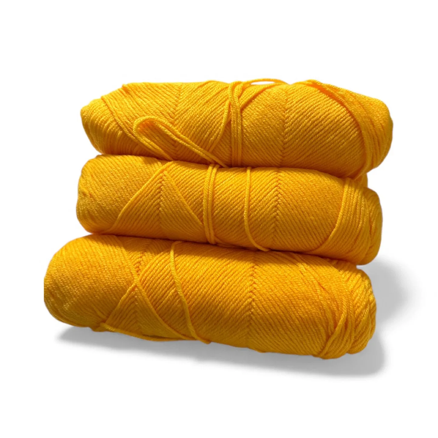 6 Skeins Yellow Yolk Yarn image indicator(3)