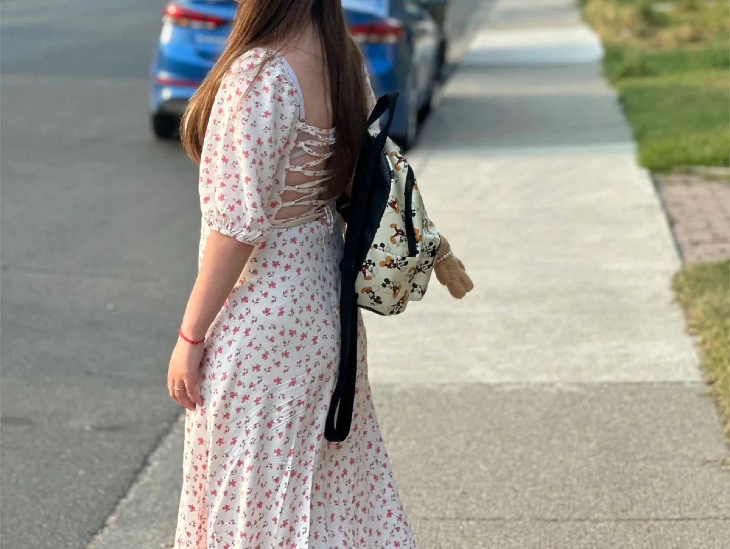 Floral Print Midi Dress image indicator(2)