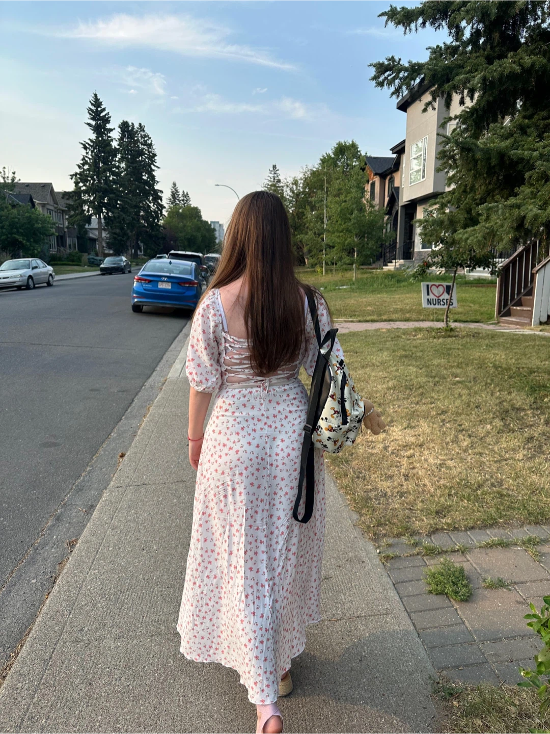 Floral Print Midi Dress - photo 4