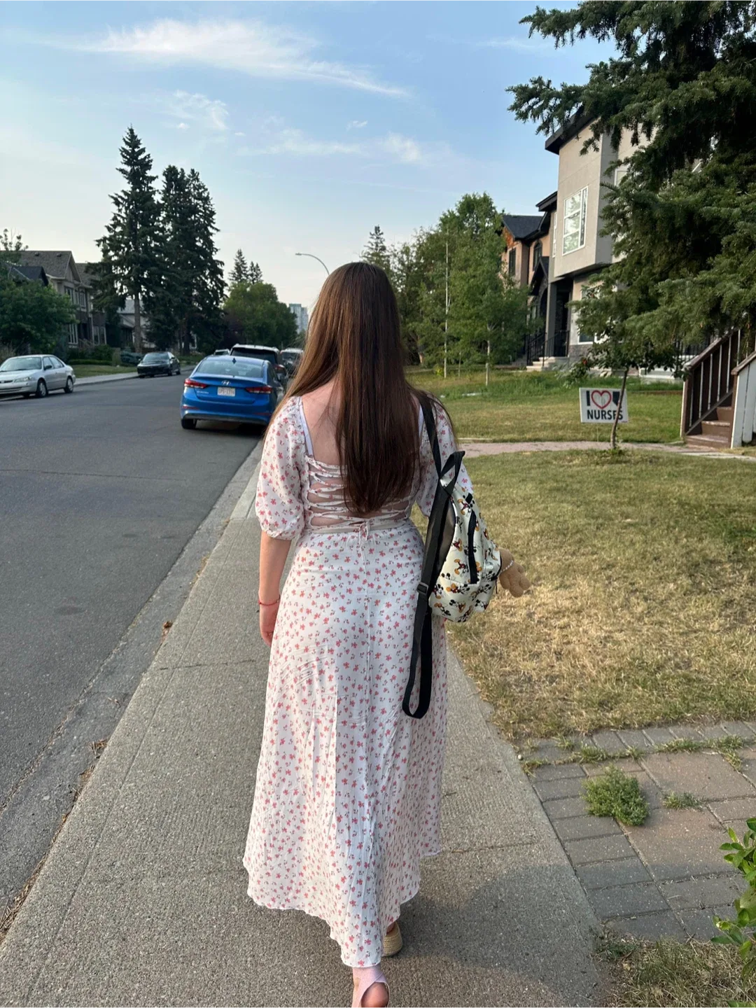 Floral Print Midi Dress image indicator(4)